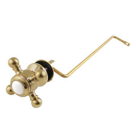 Kingston Brass Side Mount Toilet Tank Lever, Brushed Brass KTBXS7
